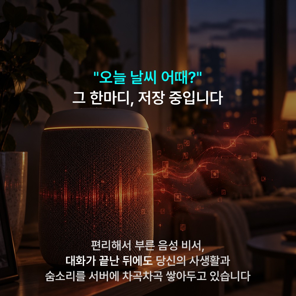 [카드뉴스] "오늘 날씨 어때?" 물었을 뿐인데… AI 스피커 사생활 도청 막는 '3단계 삭제법'