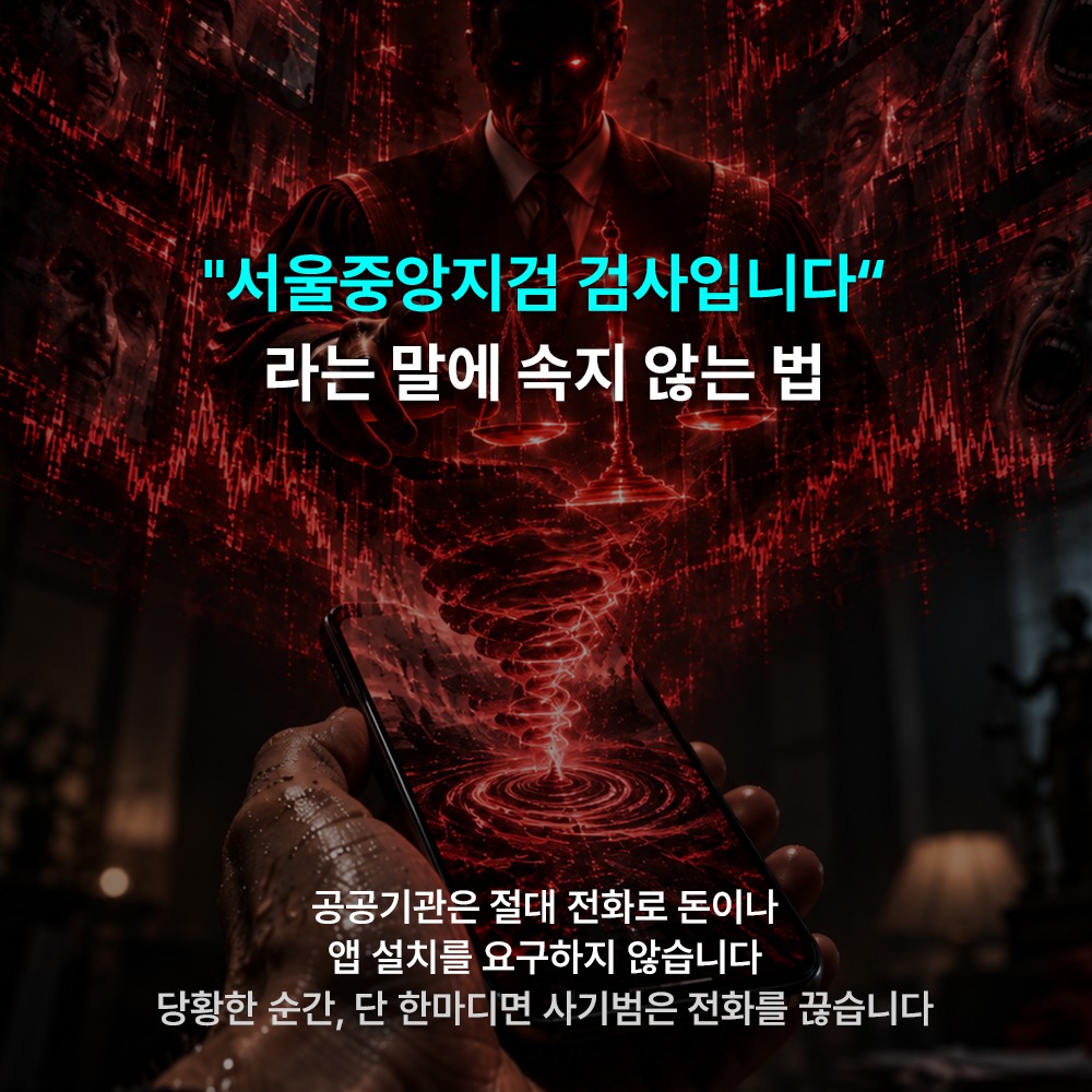 [카드뉴스] "중앙지검 검사라고요?"… 기관 사칭 피싱 전화 단번에 끊어내는 팁
