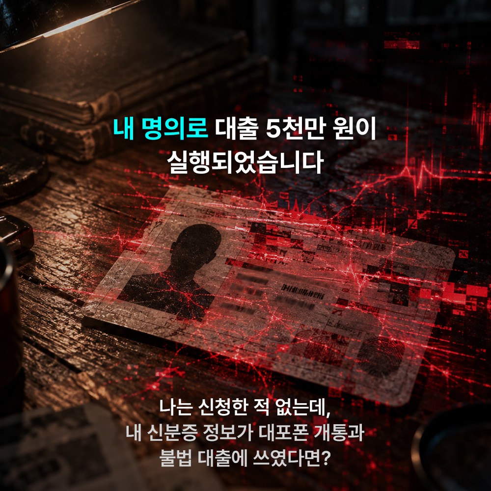[카드뉴스] "신분증 털려 5천만원 빚더미?"… 3분 만에 끝내는 '내 명의 도용' 전수조사 방법