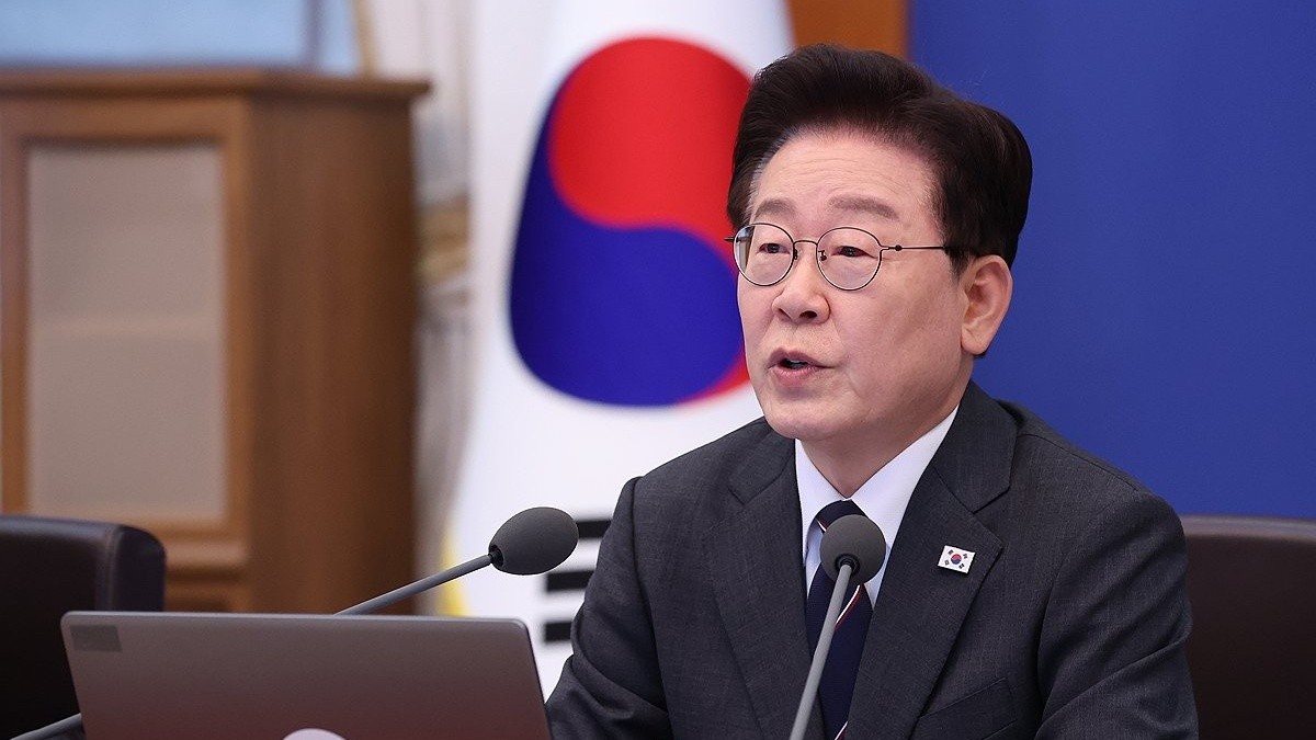 ▲ 이재명대통령이 국무회의를 주재하고 있다. [출처: 연합]