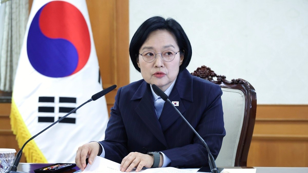 ▲한성숙 국무총리가 금융·공공기관 개인정보 유출 관련 회의를 주재하고 있다. [출처: 연합]